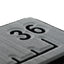 SeaDek 36 Routed Ruler  6mm  Brushed Texture  Storm GreyBlack 5358380066