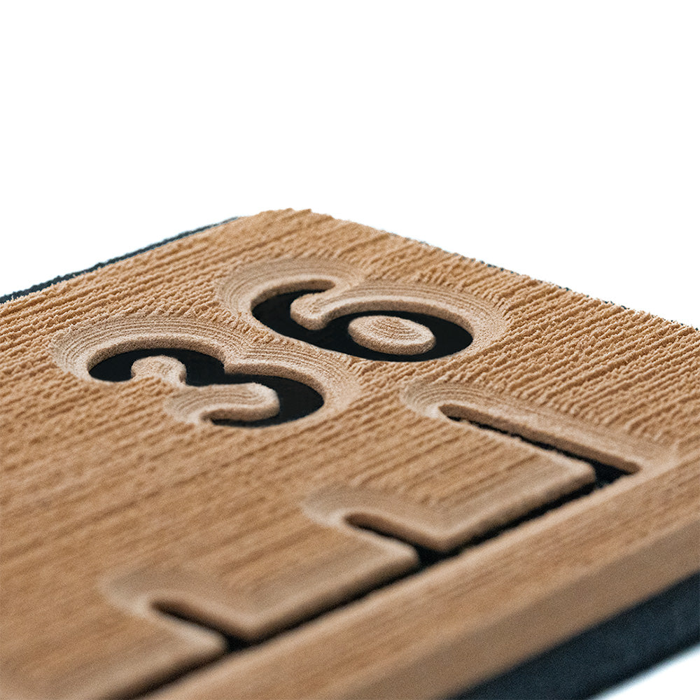 SeaDek 36 Routed Ruler  6mm  Brushed Texture  MochaBlack 5358380093 Main image