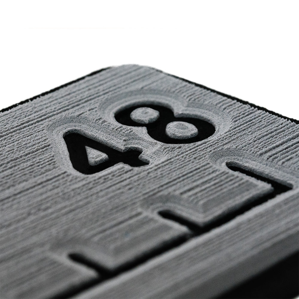 SeaDek 48 Routed Ruler  6mm  Brushed Texture  Storm GreyBlack 5358480066 Main image