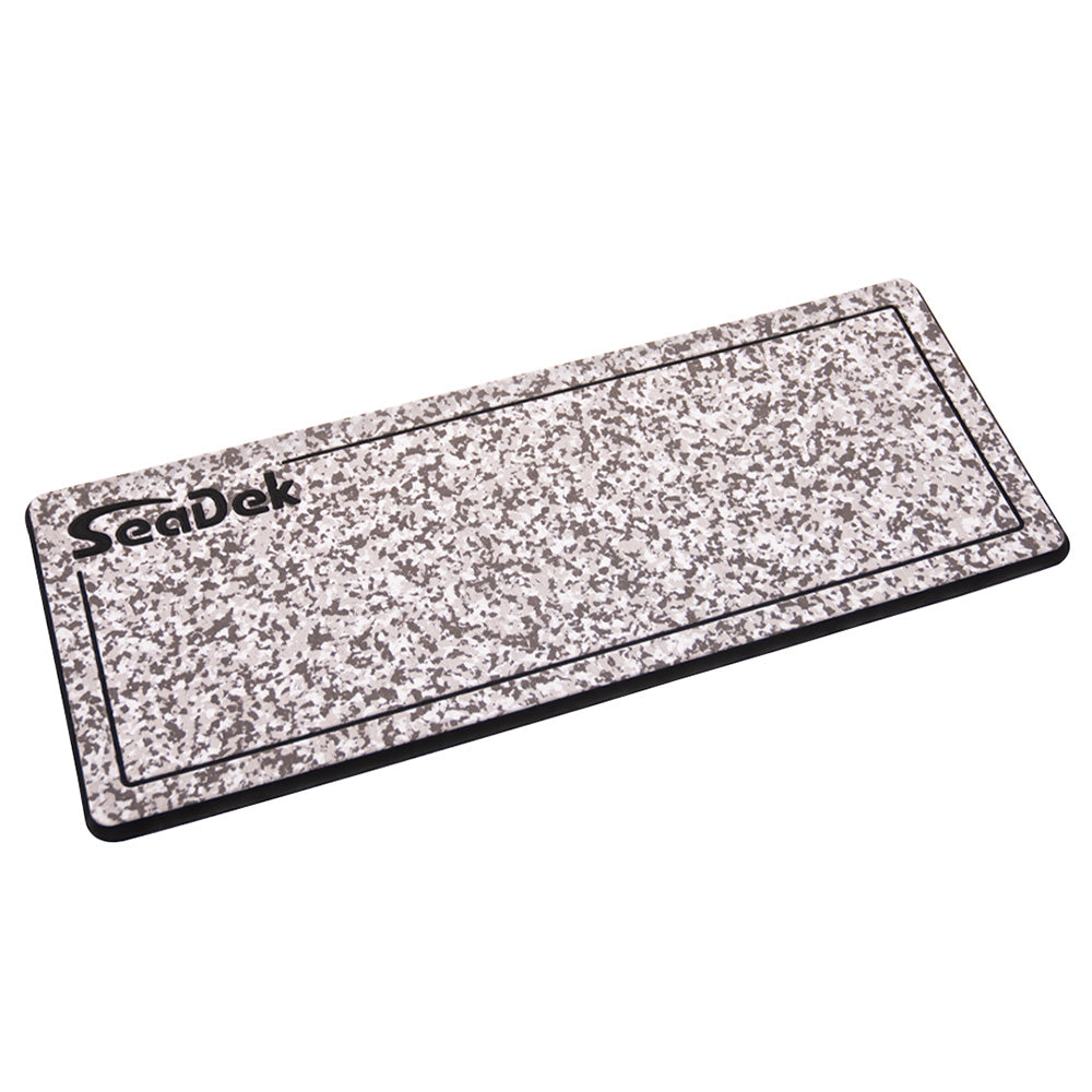 SeaDek 16 x 39 20mm Dual Density Large Helm Pad wSeaDek Logo  Brushed Texture  Snow CamoBlack 4064mm x 9906mm x 20mm Main image