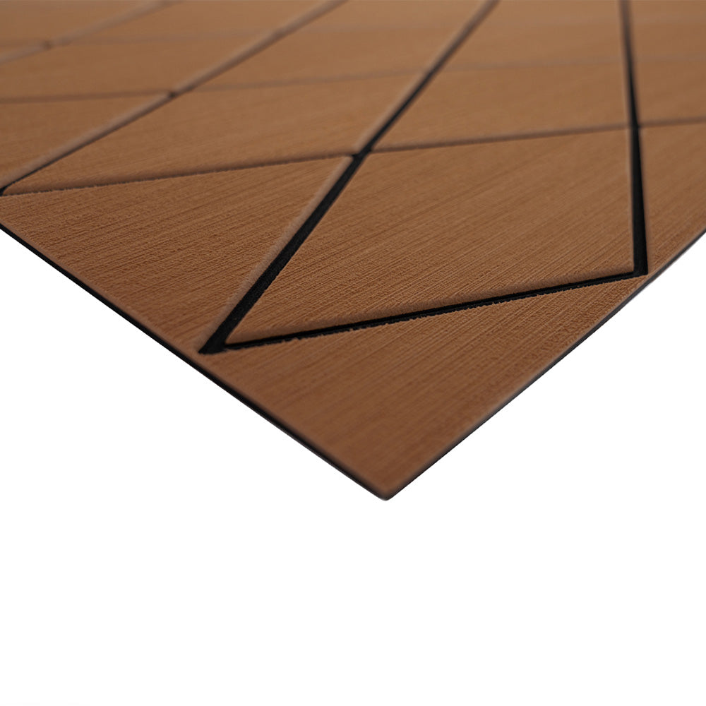 SeaDek 40 x 80 6mm Two Color Diamond Full Sheet  Brushed Texture  BrownBlack 1016mm x 2032mm x 6mm 5641189905 Main image