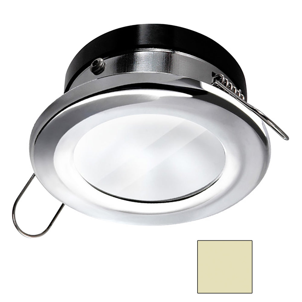 i2Systems Apeiron A1110Z 45W Spring Mount Light  Round  Warm White  Polished Chrome Finish AP4W30KPW11 Main image