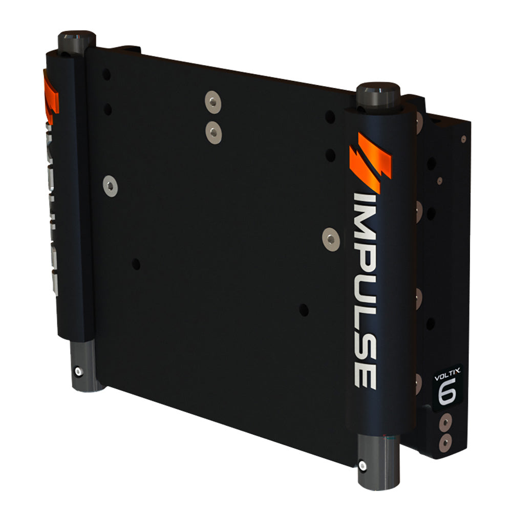 IMPULSE 6 Set Back Electric Jack Plate wStandard Control  Black Anodize 75052B Main image