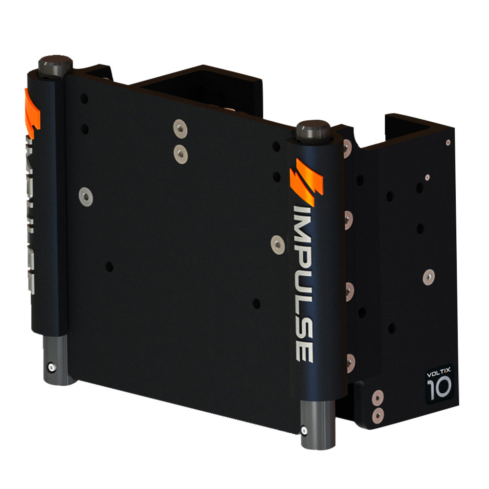 IMPULSE XL 10 Set Back Electric Jack Plate wStandard Control  Black Anodize 75073B Main image
