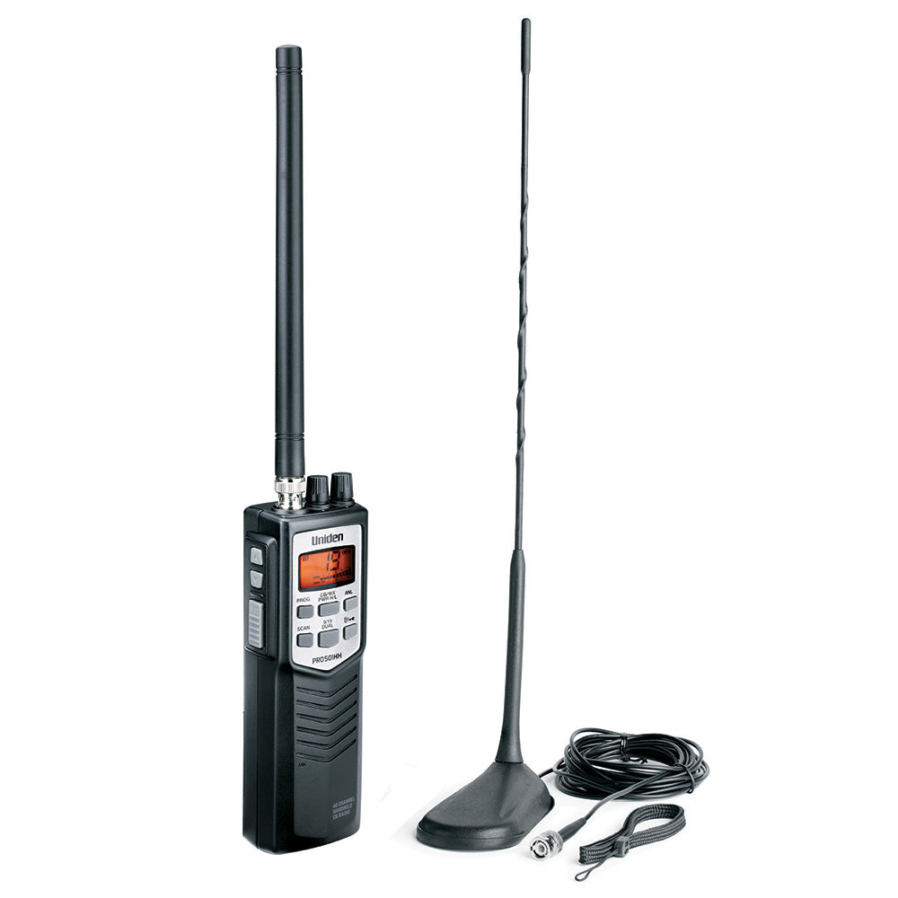 Uniden PRO501TK Handheld CB Radio wHigh Gain Magnetic Mount Antenna PRO501TK Main image