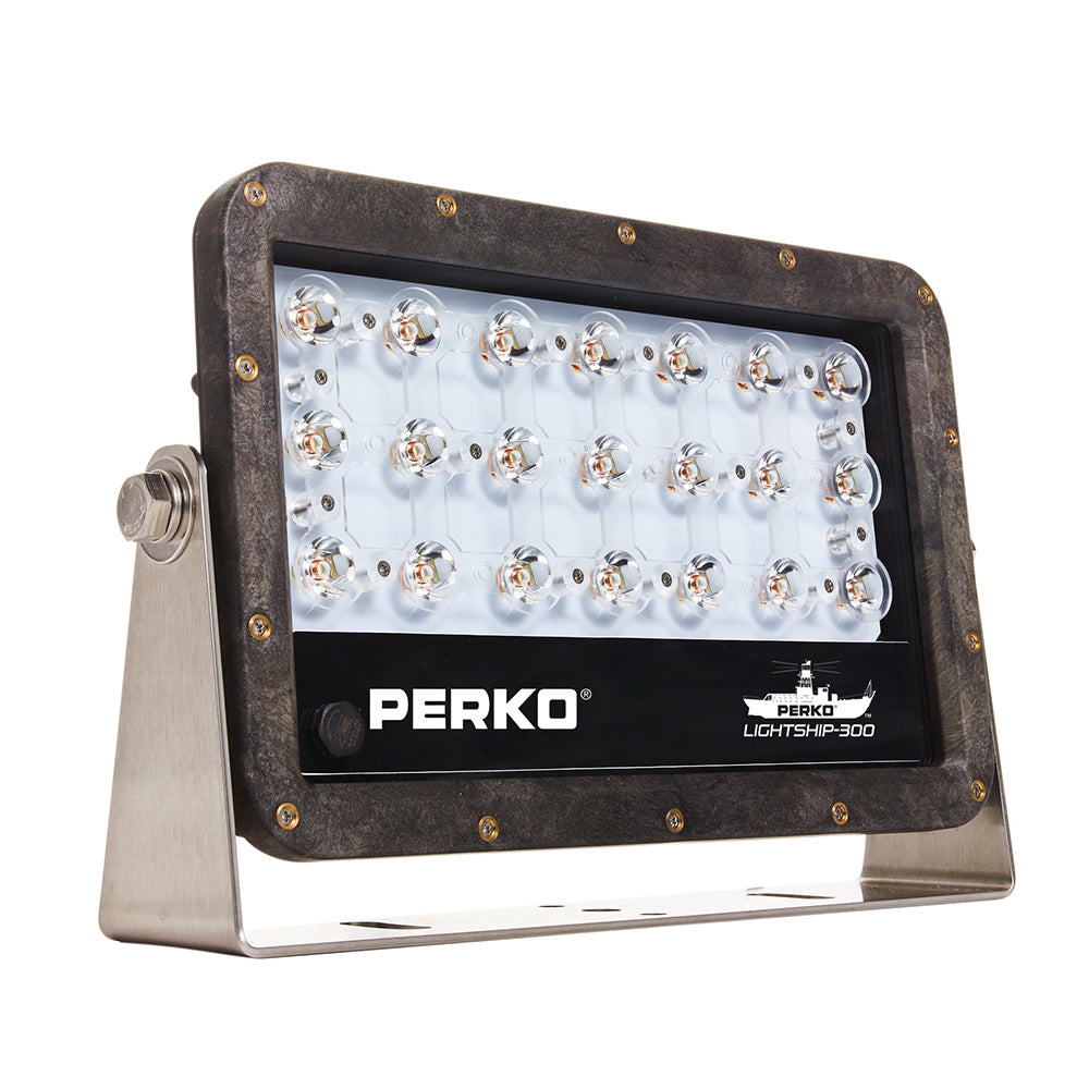 Perko Lightship 100 LED High Performance Spotlight  1224V  Black 1643100S0B Main image