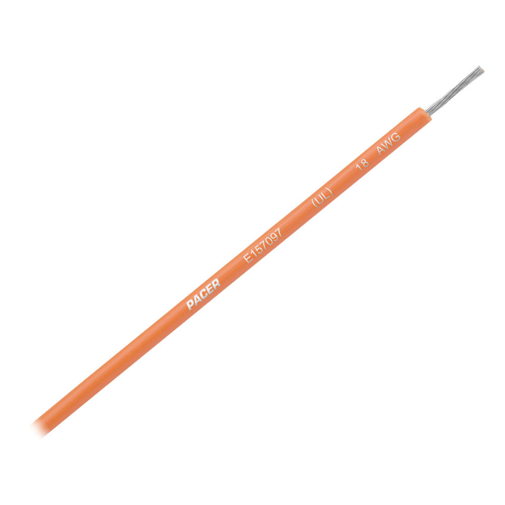 Pacer Orange 18 AWG UL Marine Wire  35 WUL18OR35 Main image