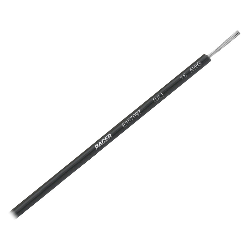 Pacer Black 18 AWG UL Marine Wire  35 WUL18BK35 Main image