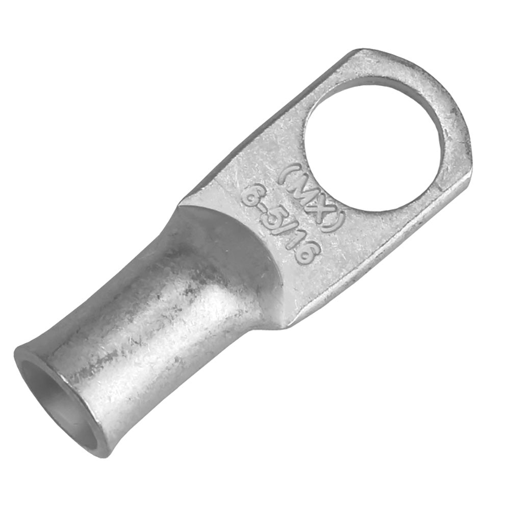 Pacer Tinned Lug 6 AWG  516 Stud Size  10 Pack TAE656R10 Main image