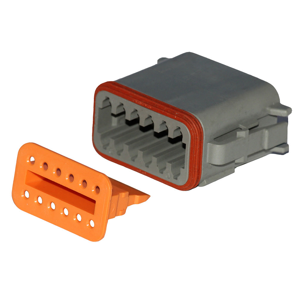 Pacer Deutsch DT Plug  Wedge Lock Kit  12 Position  5 Pack TDT0612S5 Main image