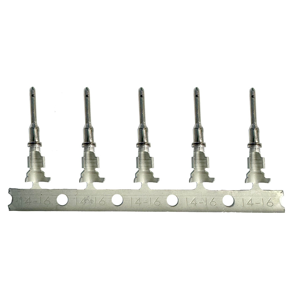 Pacer Deutsch Stamped  Formed Contacts f1418 AWG Wire  Pin Cavity Style  100 Pack T14DTP100 Main image