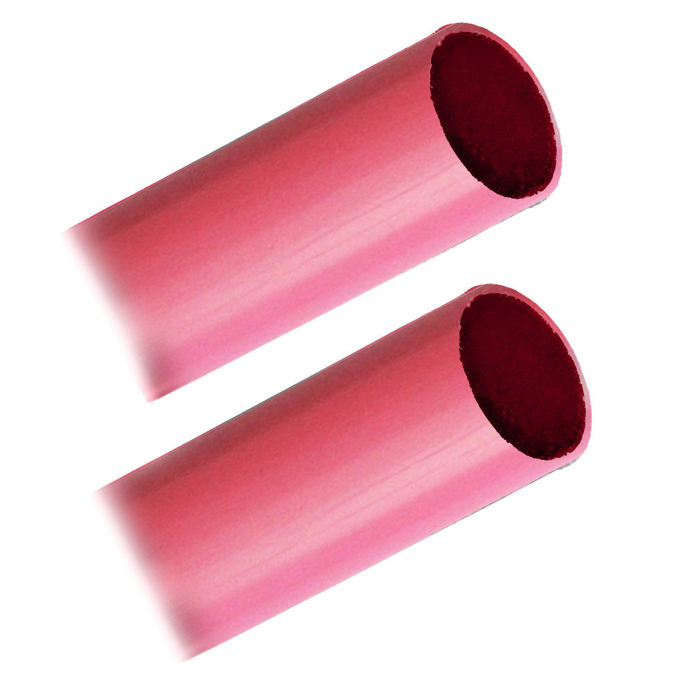 Pacer Battery Cable Heavy Wall Heat Shrink Tubing  1 x 12  Red 2Pieces BHW112RD2 Main image