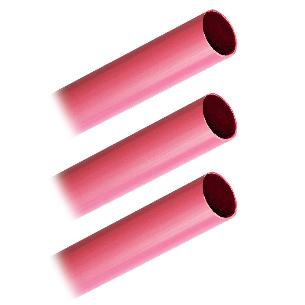 Pacer Battery Cable Heavy Wall Heat Shrink Tubing  34 x 12  Red 3Pieces BHW3412RD3 Main image