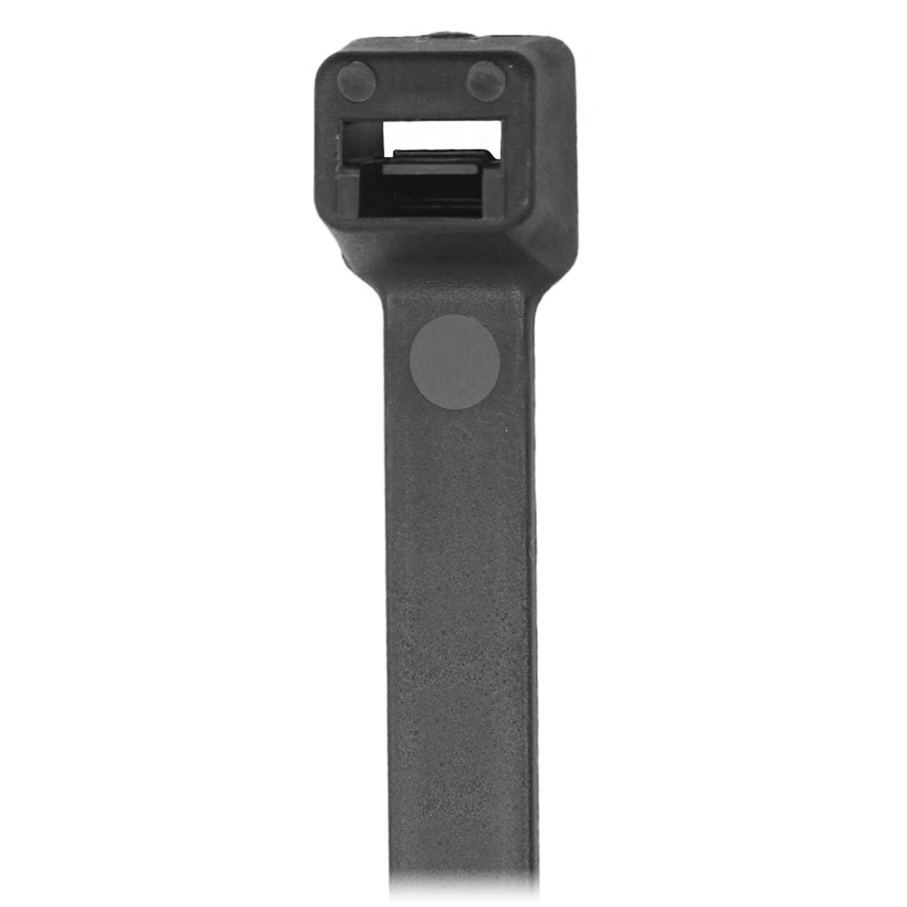 Pacer 4 Cable Tie  Black  18lb Tensile Strength  1 Bundle Diameter  100 Piece Bag CT1M100BK Main image