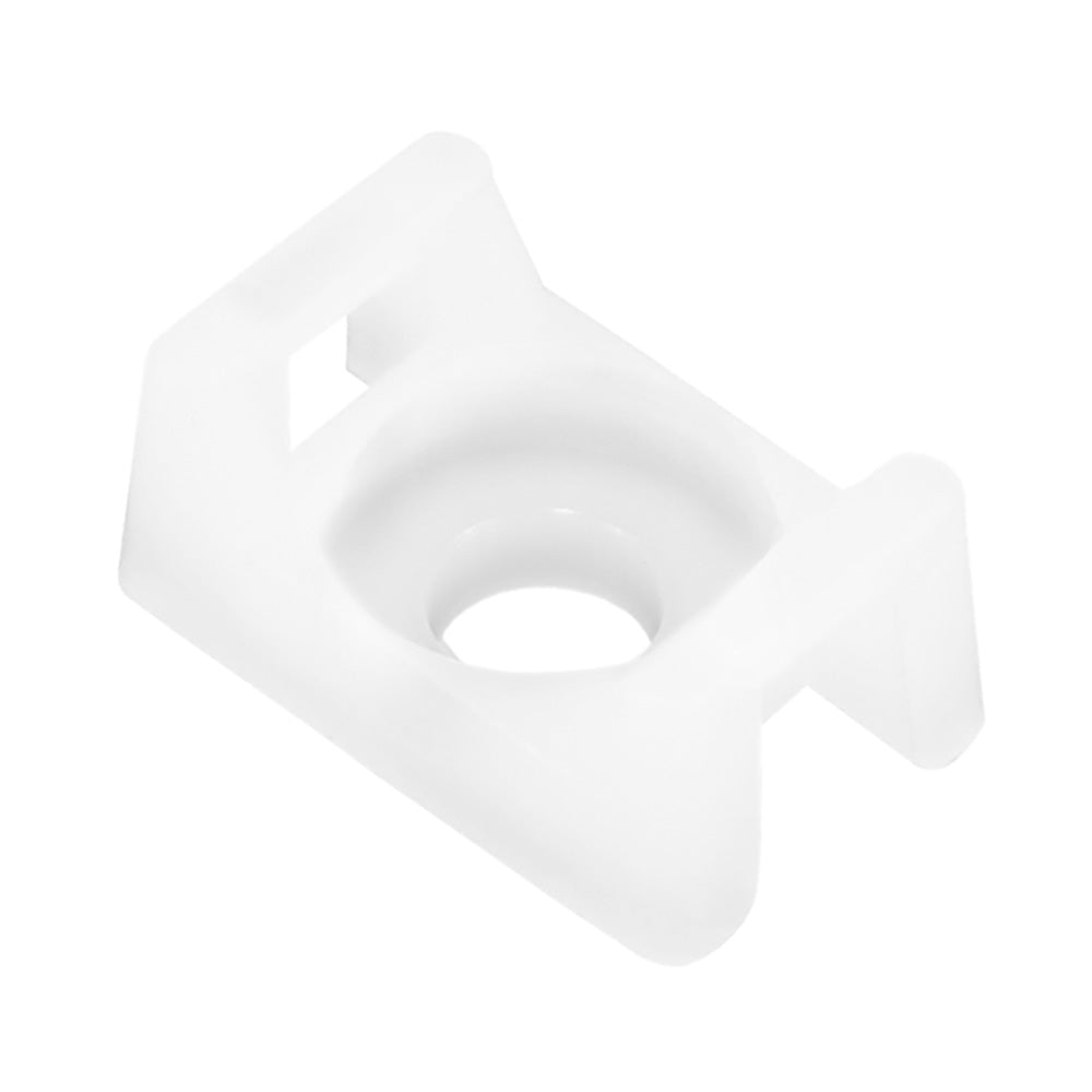 Pacer Screw Down Cable Tie Mount  8 Screw Mount Method  Natural Color  100 Pack CTM2S8100 Main image