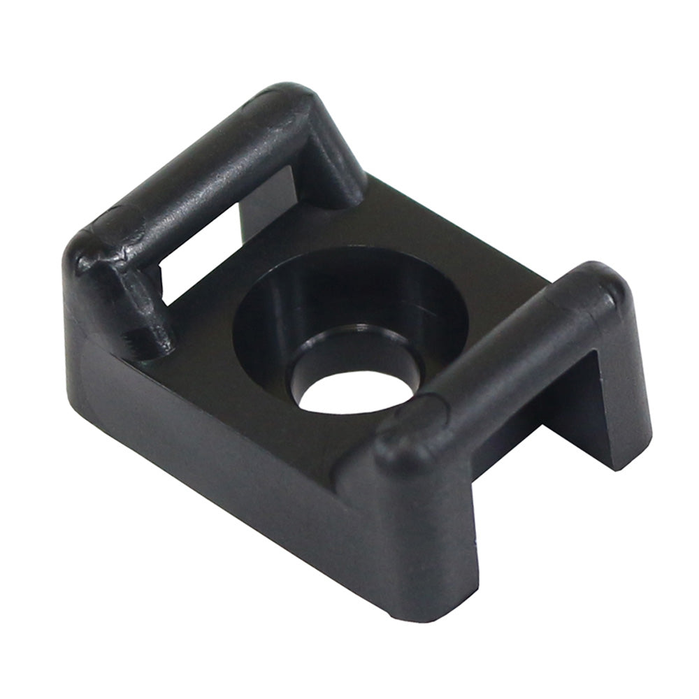 Pacer Screw Down Cable Tie Mount  10 Screw Mount Method  Black  100 Pack CTM3S10BK100 Main image