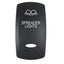 Pacer Actuator  SPREADER LIGHTS fV Series Contura Switches  Black  Laser Etched TopBottom Light EV2LESPDR