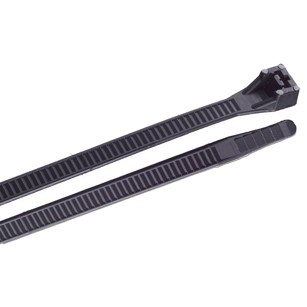 Ancor 8 UV Black Heavy Duty Cable Zip Ties  100 Pack 199207 Main image
