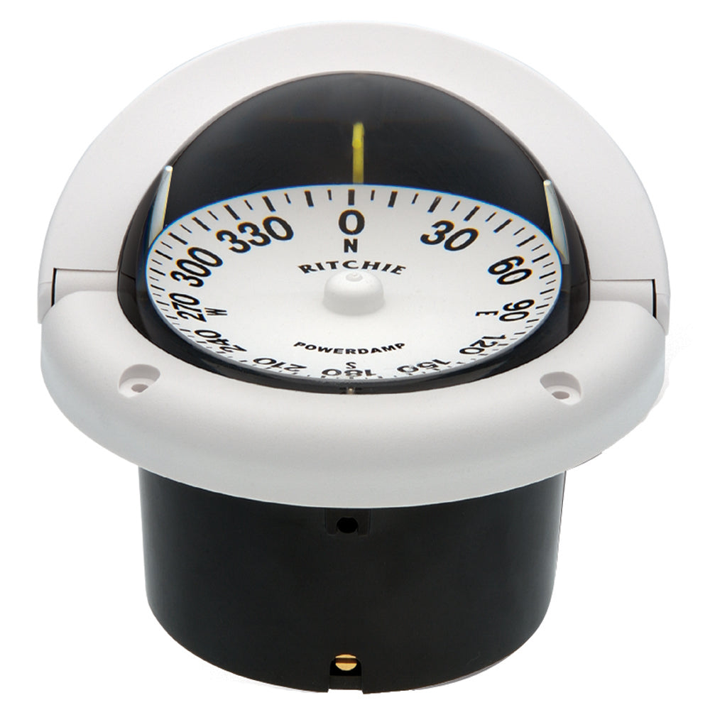 Ritchie HF742W Helmsman Compass  Flush Mount  White HF742W Main image