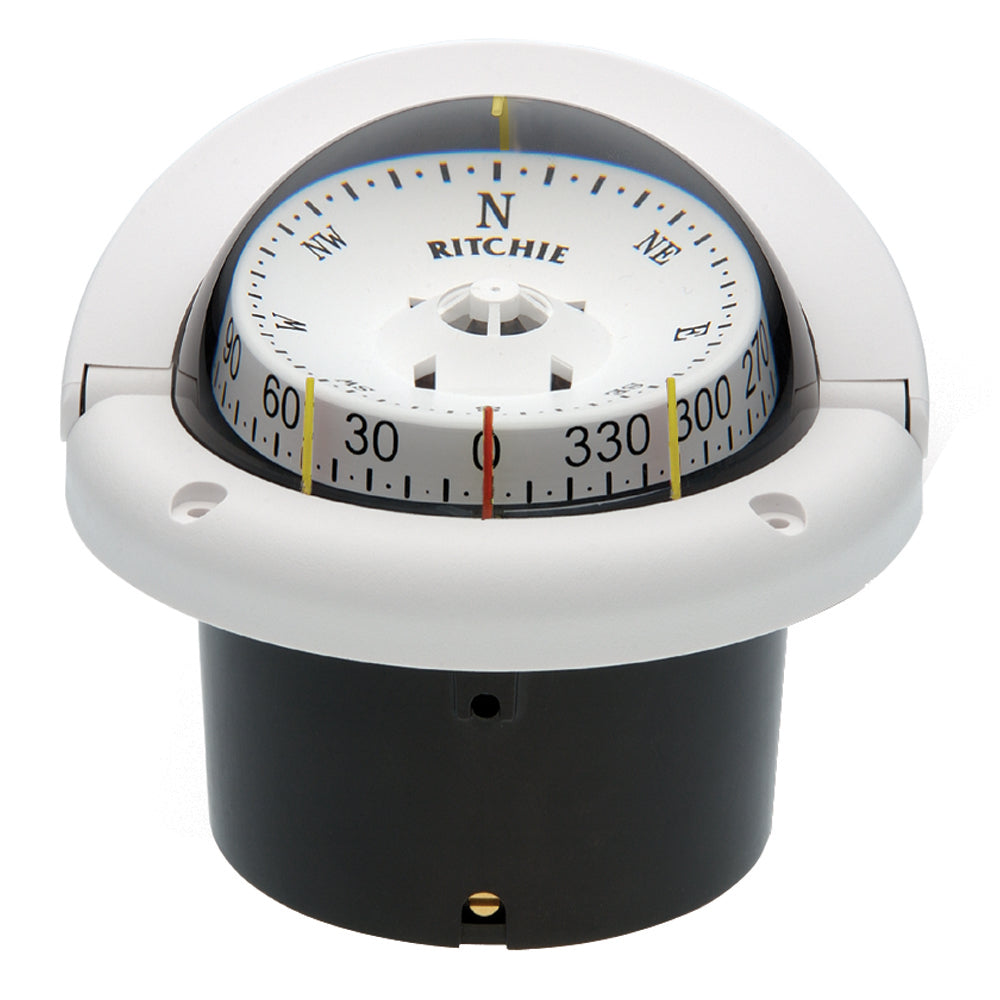 Ritchie HF743W Helmsman Compass  Flush Mount  White HF743W Main image
