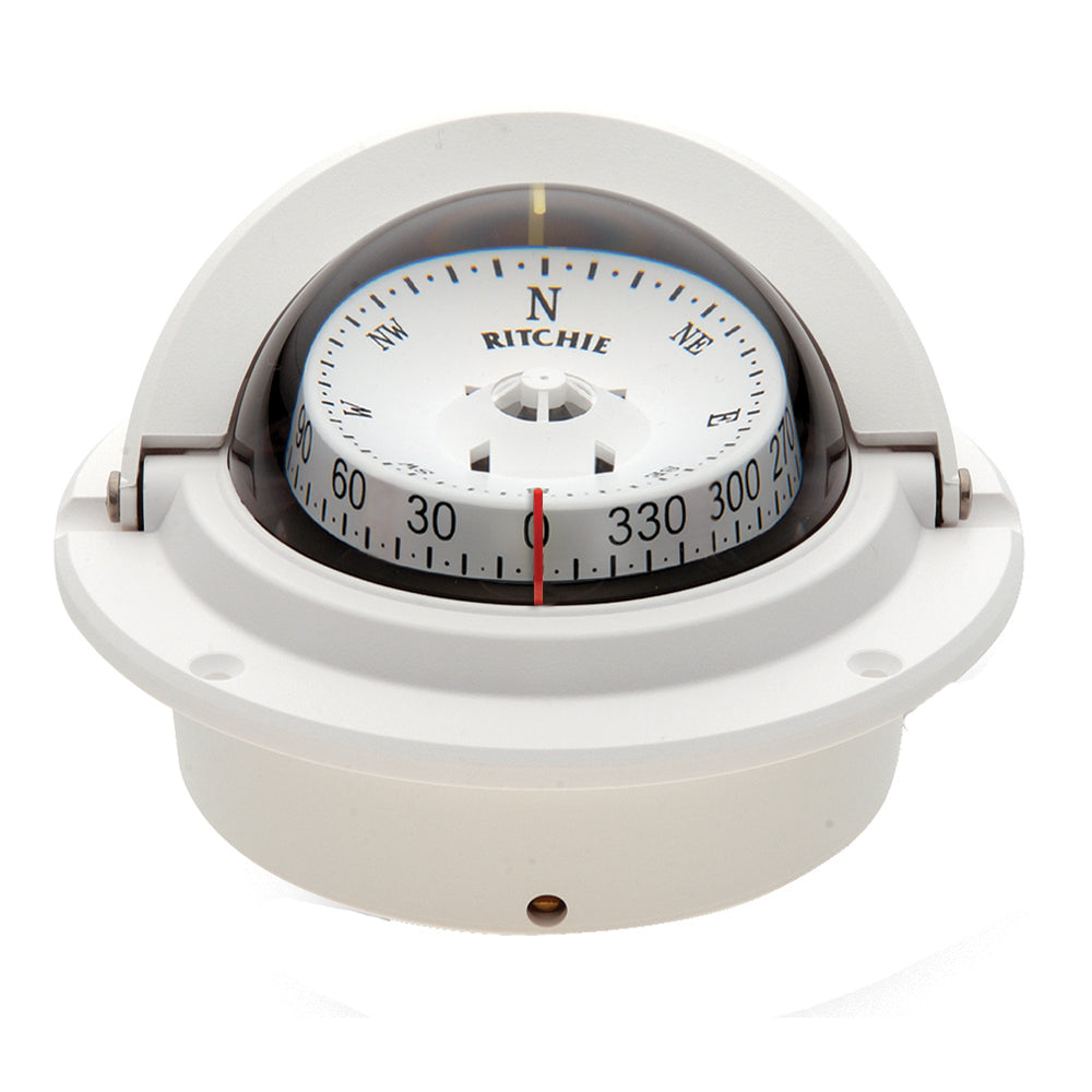 Ritchie F83W Voyager Compass  Flush Mount  White F83W Main image