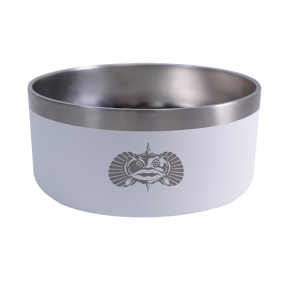 Toadfish NonTipping Dog Bowl  White 1052 Main image