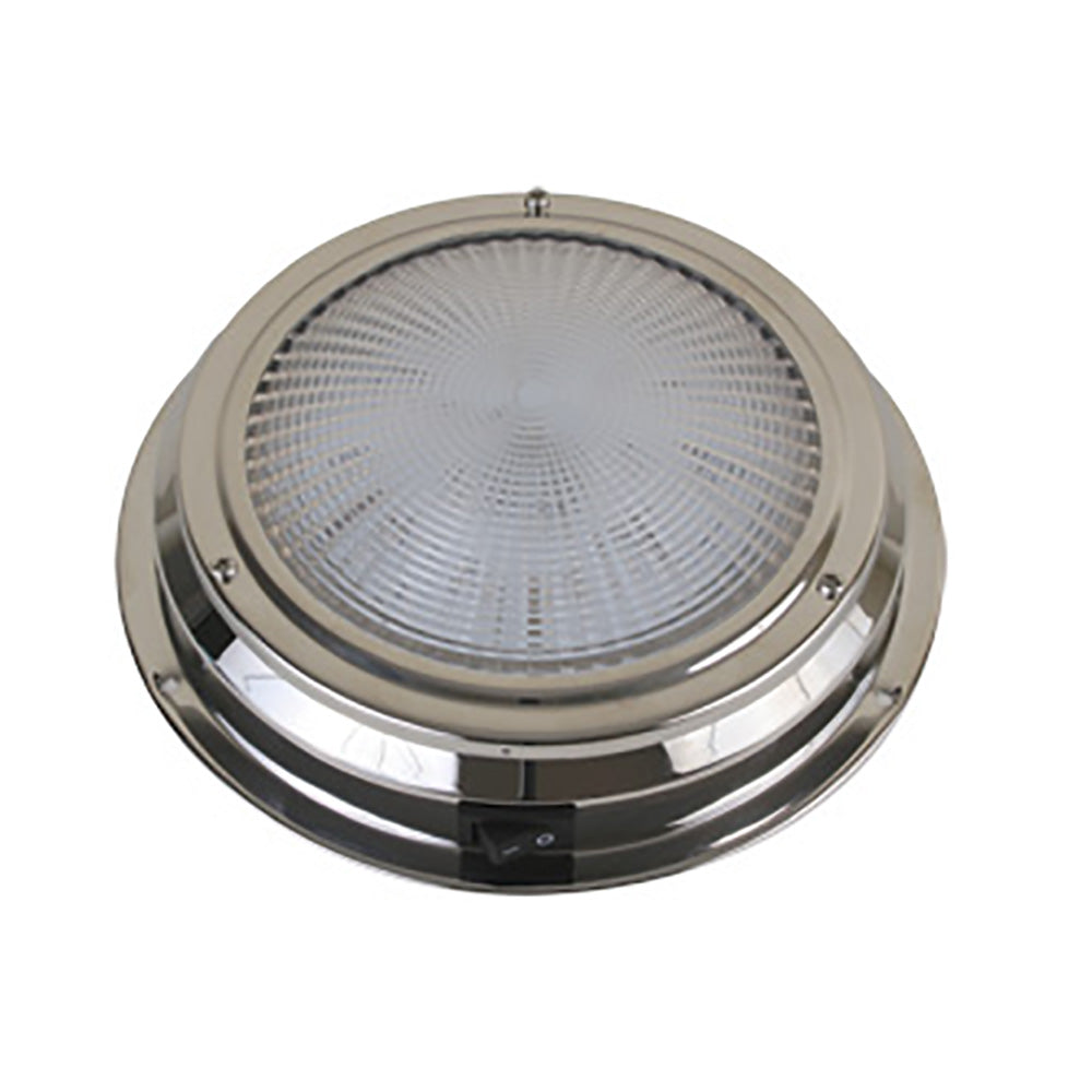 Scandvik LED Dome Light  Traditional  Stainless Steel  55  12V 41324P Main image