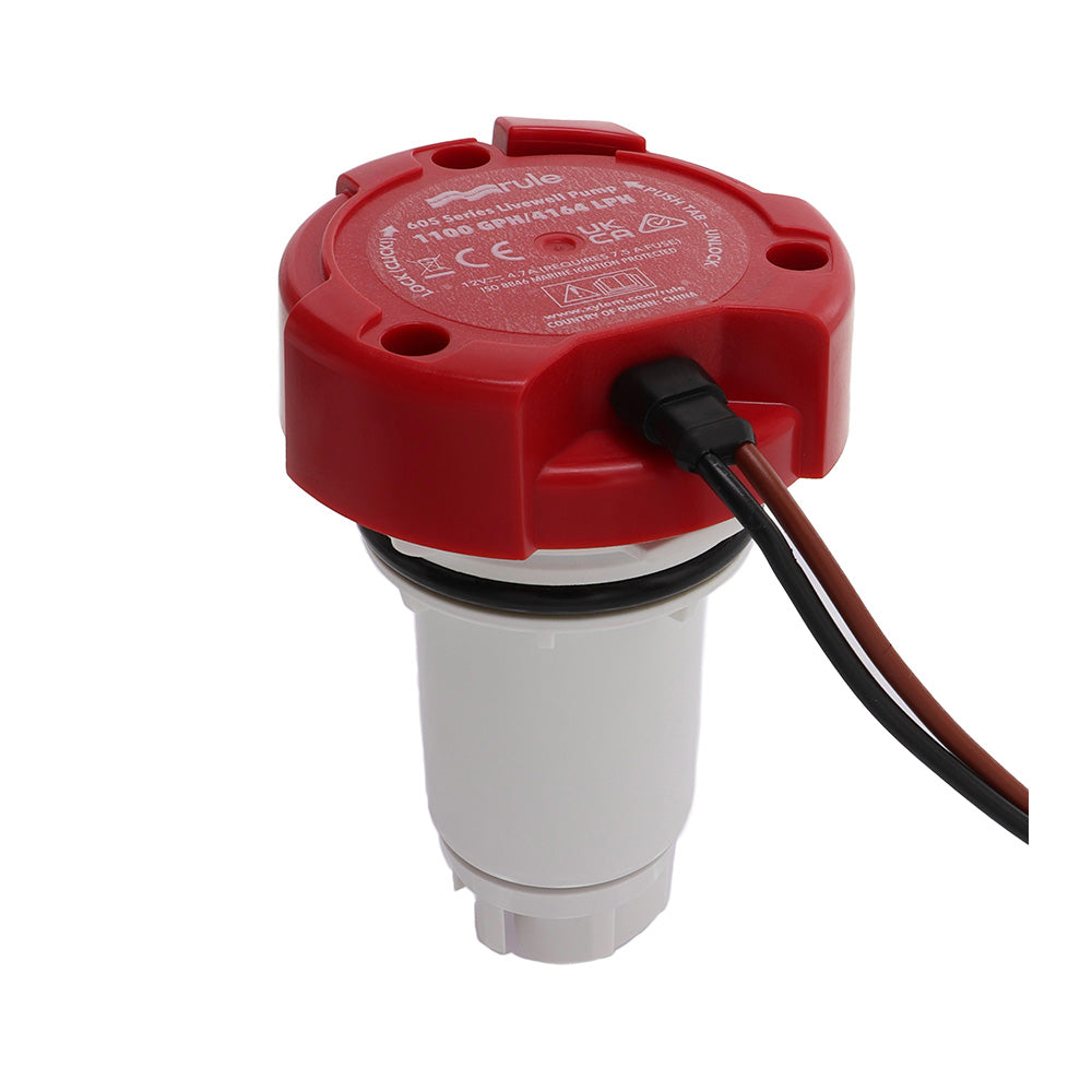 Rule 1100 GPH Livewell Pump Replacement Motor Cartridge 67DR Main image