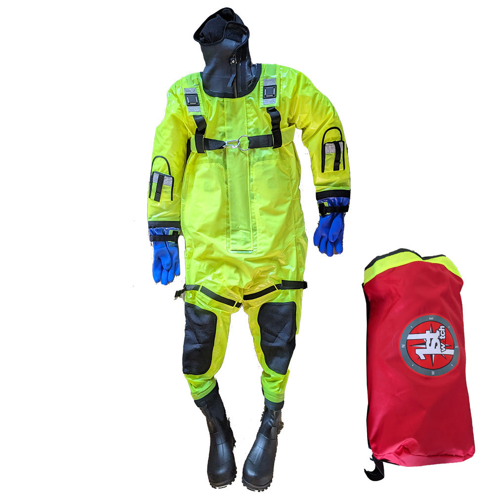 First Watch RS1008 Ice Rescue Suit HiVis Yellow  Jumbo Built to Fit Over 6 RS1008HV Main image