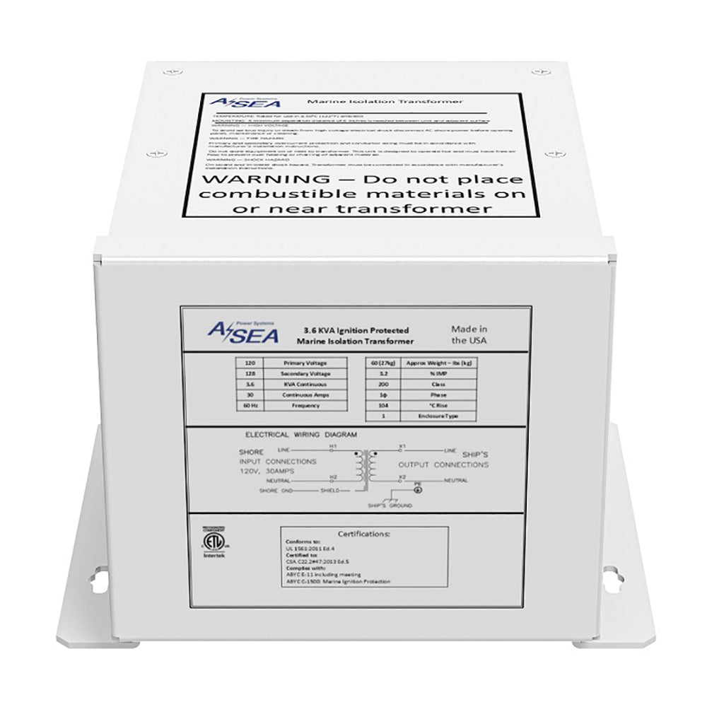 ASEA Power Systems 36 kVA Isolation Transformer 634003 Main image