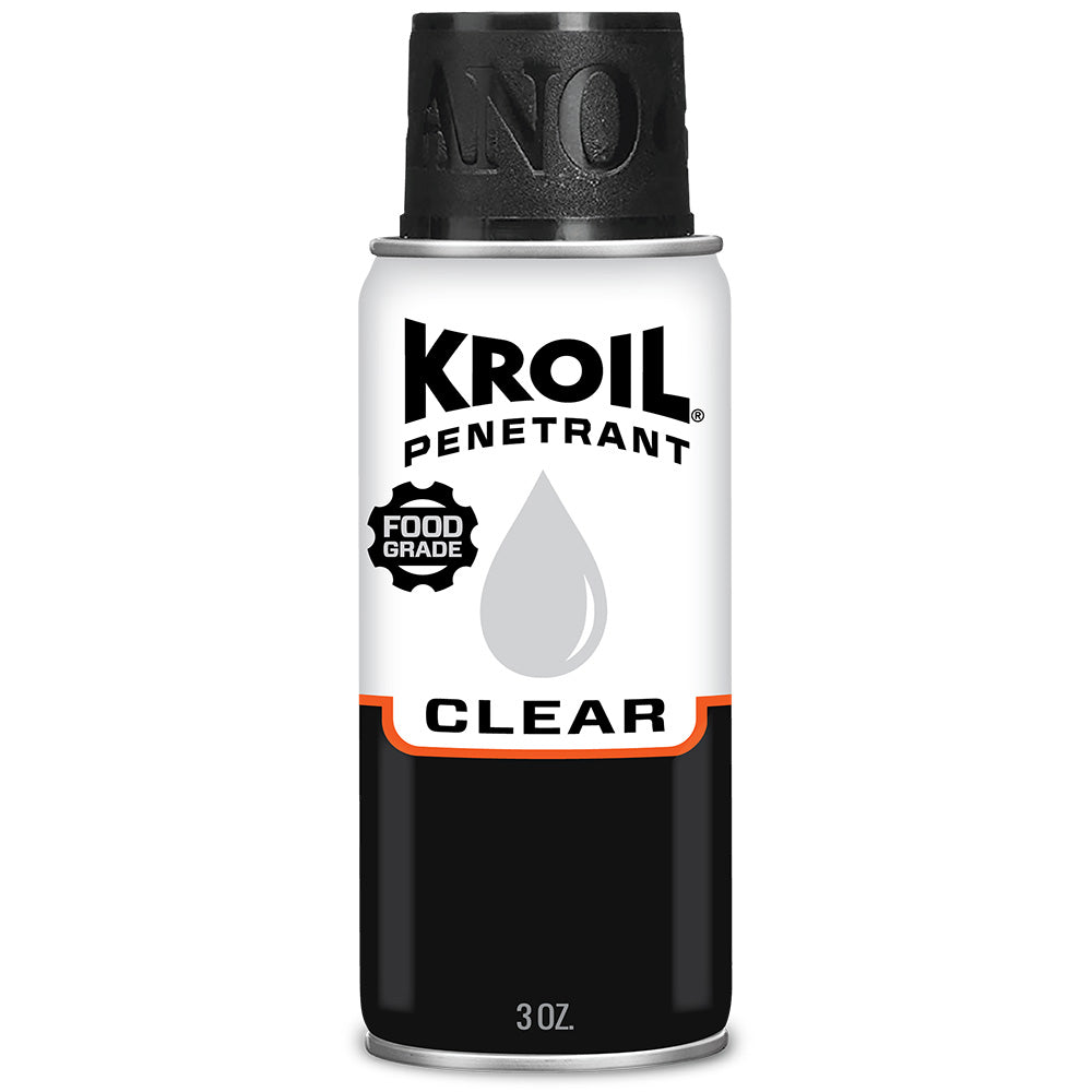 Kroil Clear Food Grade Penetrating Oil  Aerosol  3oz Can CKS032 Main image