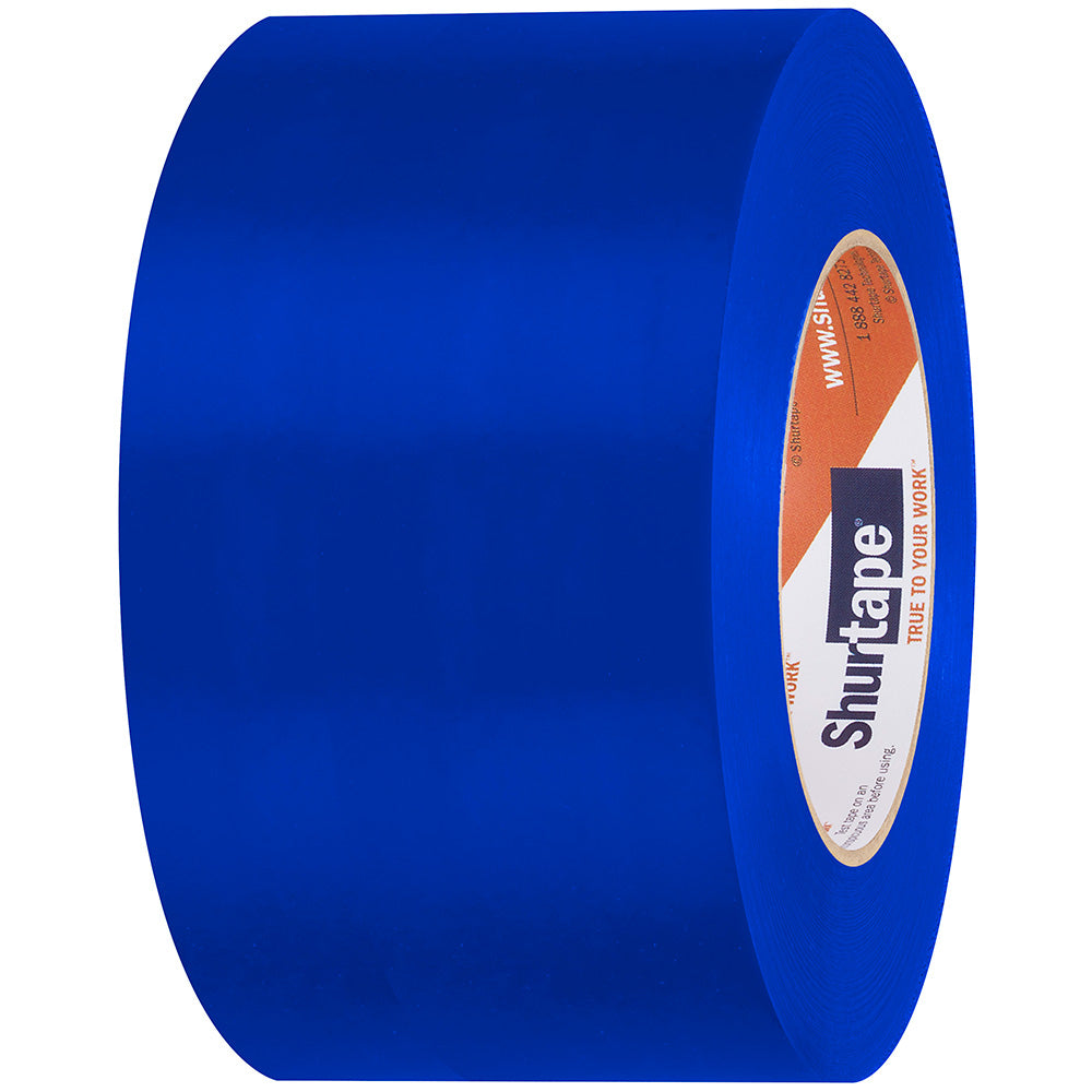 Shurtape UVResistant Marine Heat Shrink Tape  72MM x 55M Roll  Straight Edge Blue 105739 Main image