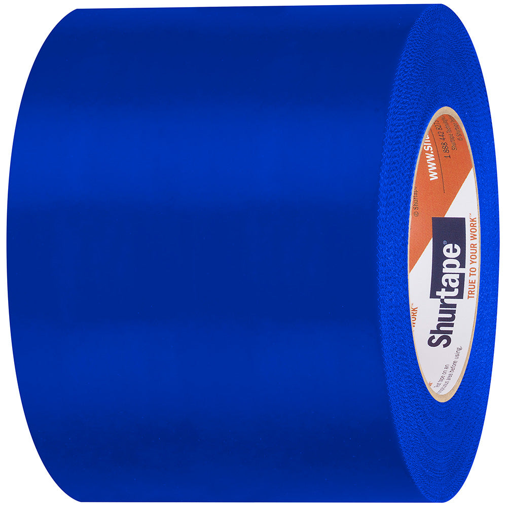 Shurtape UVResistant Marine Heat Shrink Tape  96MM x 55M Roll  Serrated Edge Blue 105743 Main image