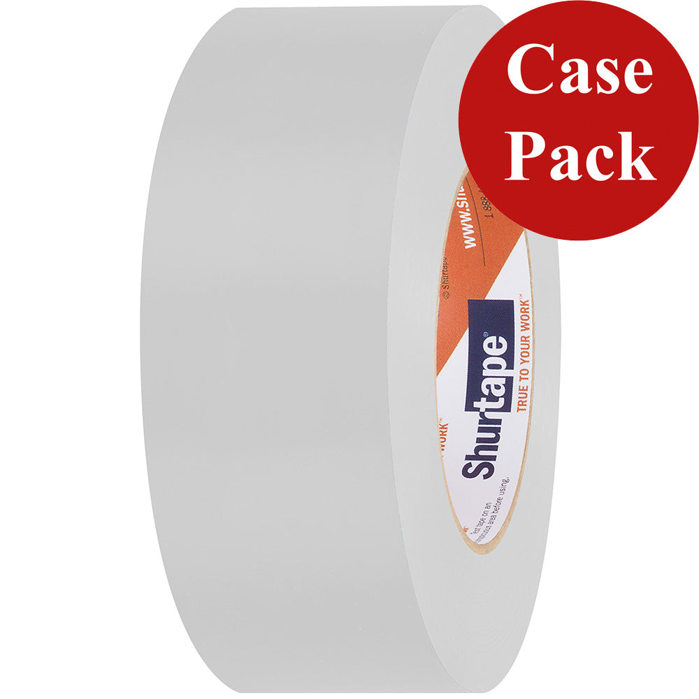 Shurtape UVResistant Marine Heat Shrink Tape  48MM x 55M Roll  Straight Edge White Case of 24 Rolls 105729C Main image