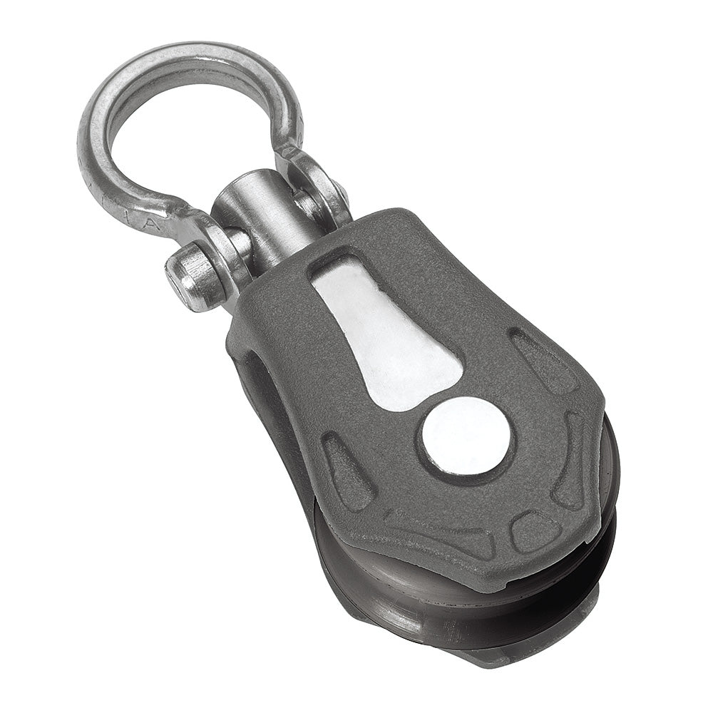Barton Marine Size 0 20mm Plain Bearing Pulley Block Single Swivel N00130 Main image