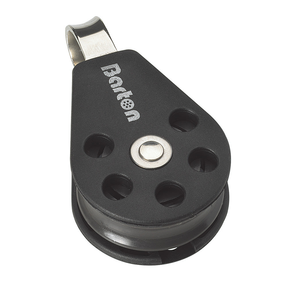 Barton Marine Size 3 45mm Plain Bearing Pulley Block Single With Fixed Eye N03110 Main image
