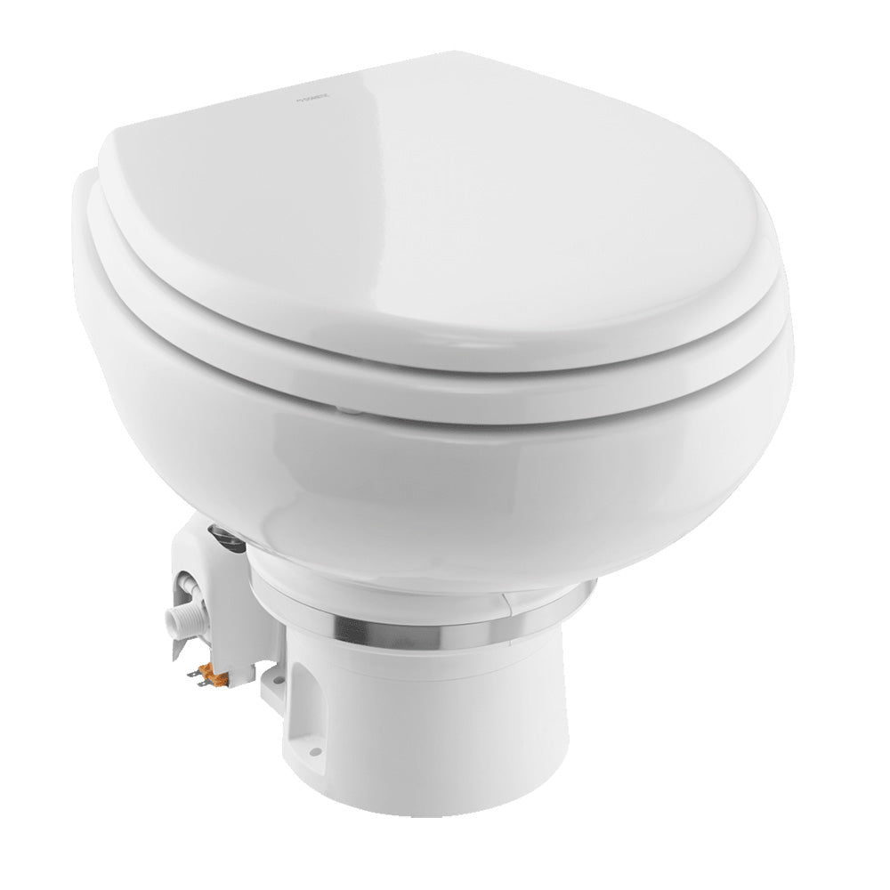 Dometic MasterFlush 7120 White Electric Macerating Toilet wOrbit Base  Freshwater  24V 9610007271 Main image