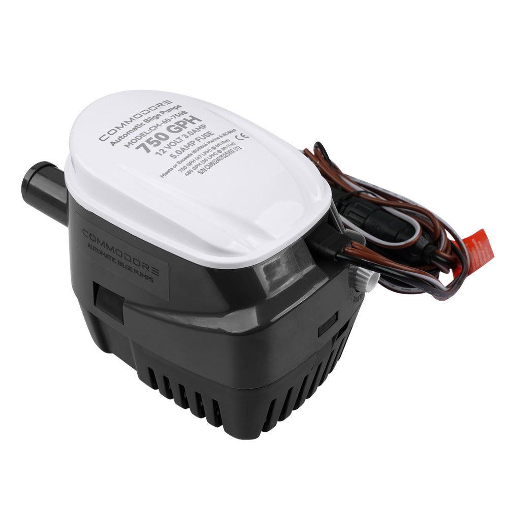 Commodore 750 GPH 60 Series Automatic Bilge Pump - 12V [CM-60-750B] Secondary image
