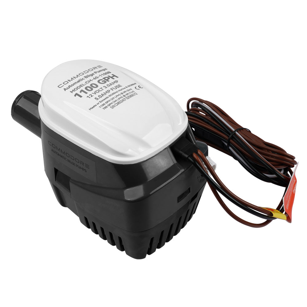 Commodore 1100 GPH 60 Series Automatic Bilge Pump - 12V [CM-60-1100B] Secondary image