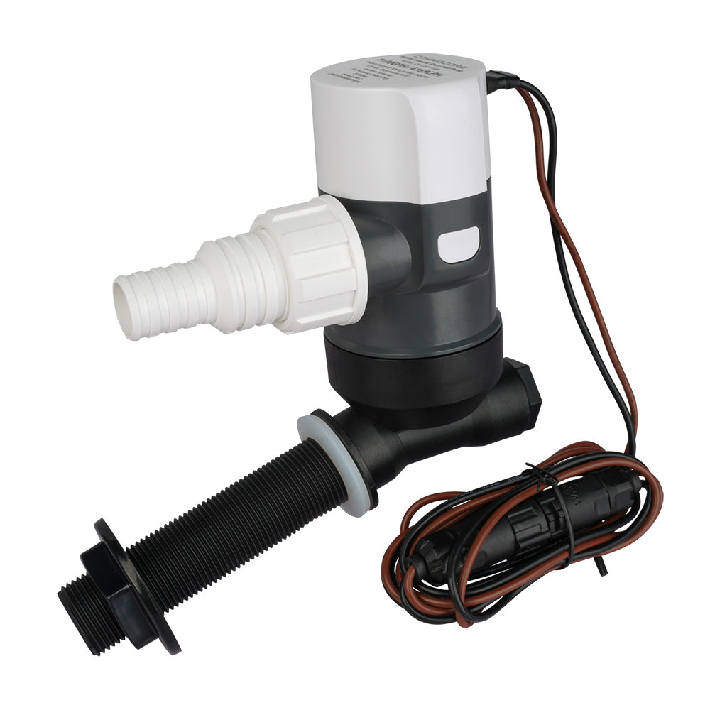 Commodore 1100 GPH Angled Livewell Pump  12V CME311100L Main image