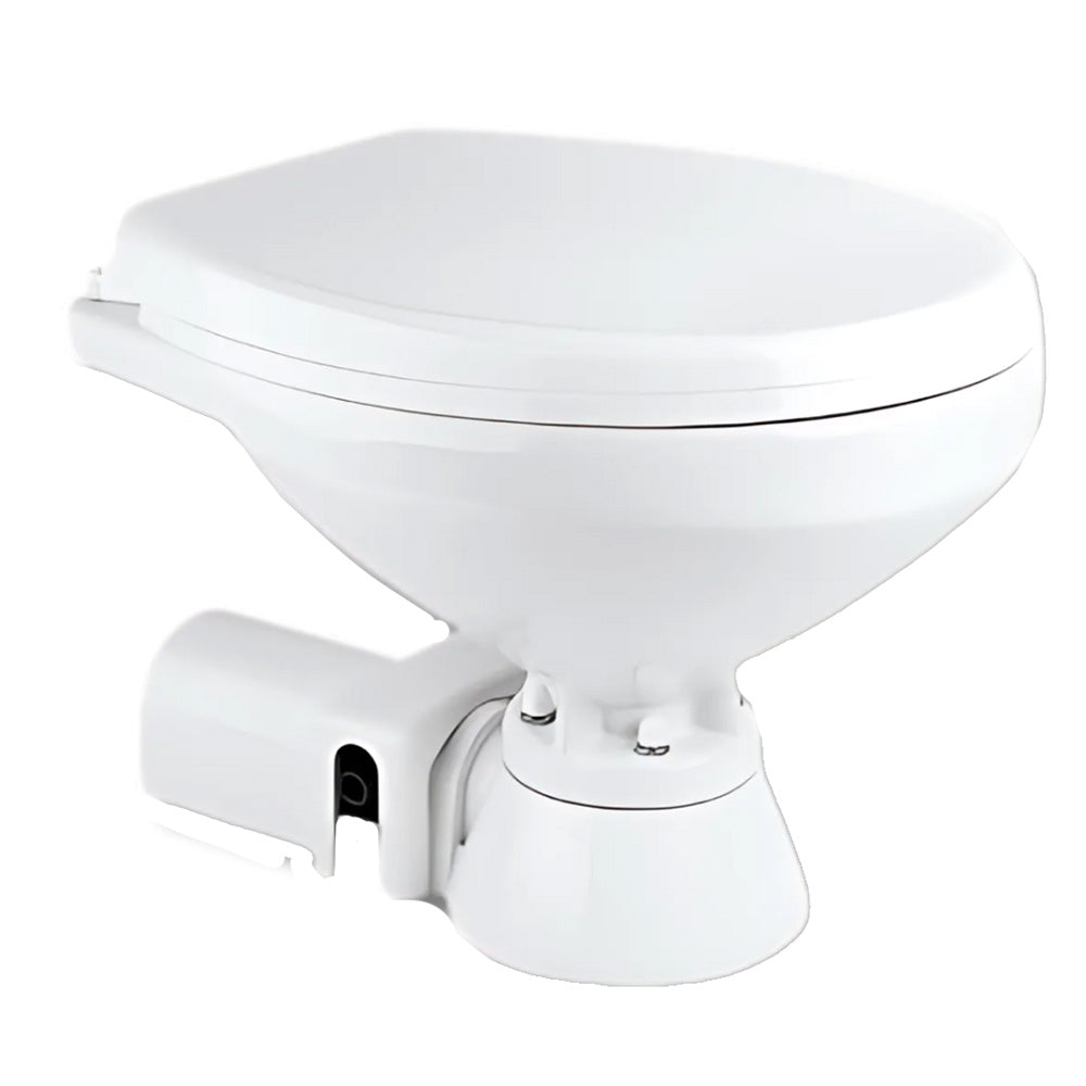 Commodore Electric Marine Toilet  Rear Macerator  Regular Size CM1RMT