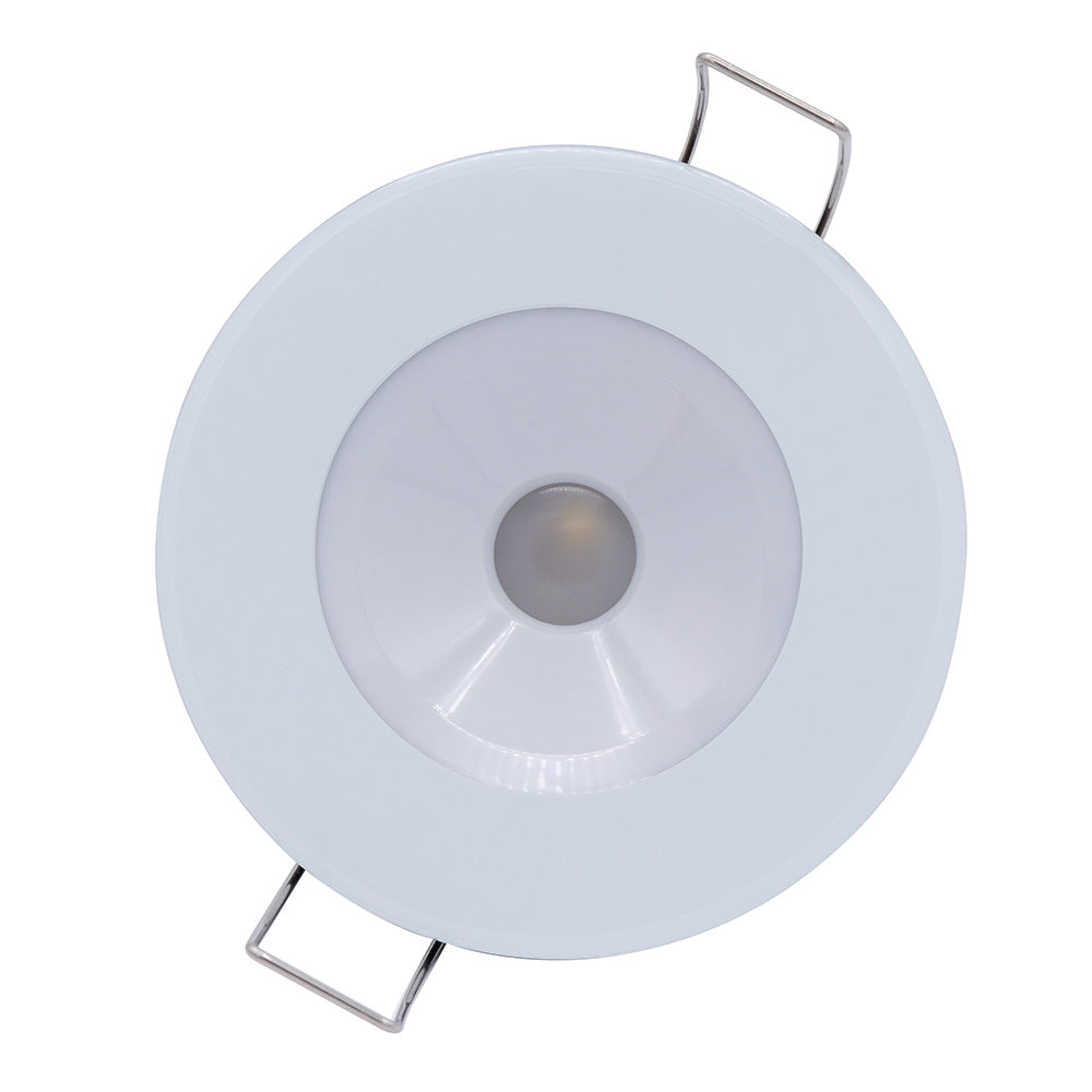Lumitec Illusion Flush Mount LED Down Light - Spectrum RGBW - Cool White - White Housing [117127] Secondary image