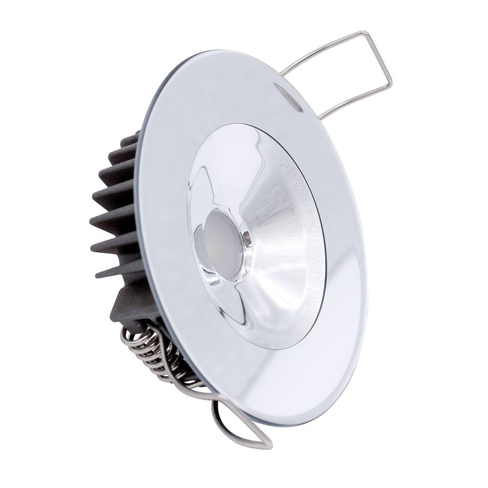 Lumitec Illusion Flush Mount LED Down Light  Spectrum RGBW  Cool White  Mirrored Housing 117147 Main image