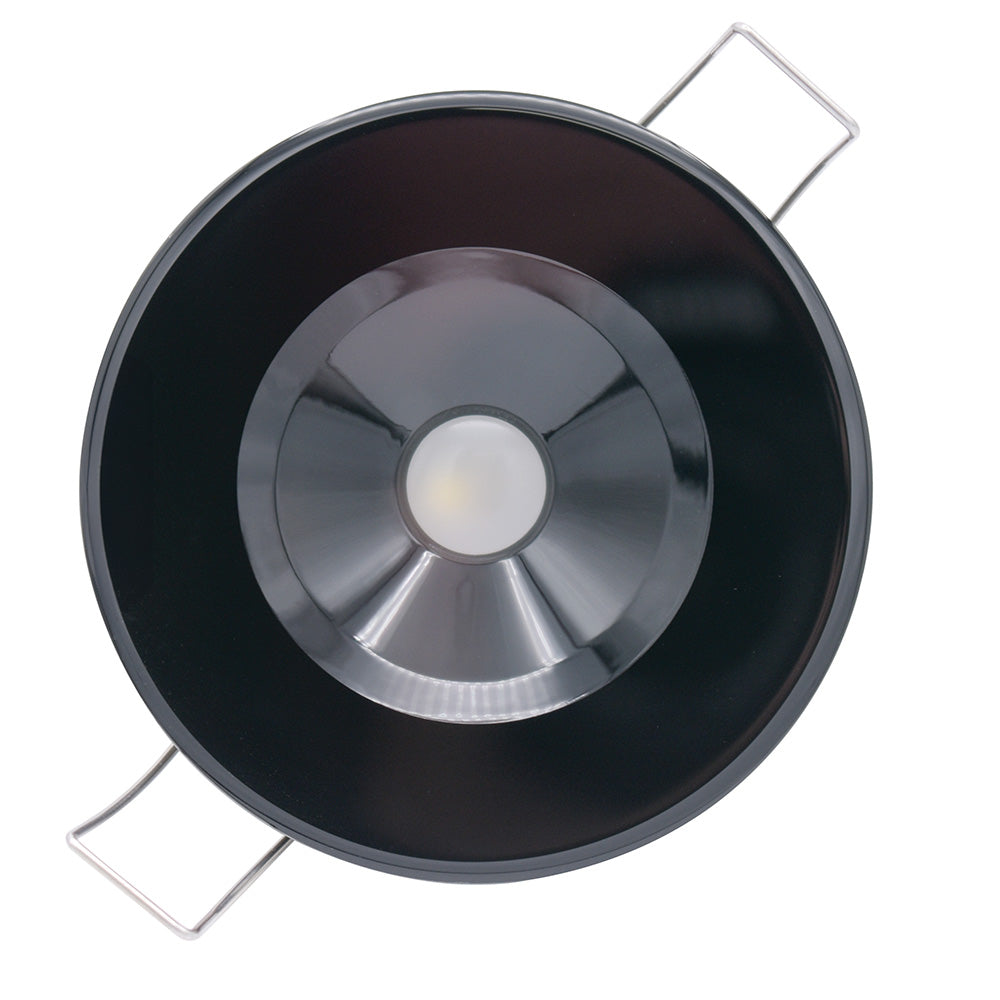Lumitec Illusion Flush Mount LED Down Light - White - Non-Dimming - Black Housing [117153] Secondary image