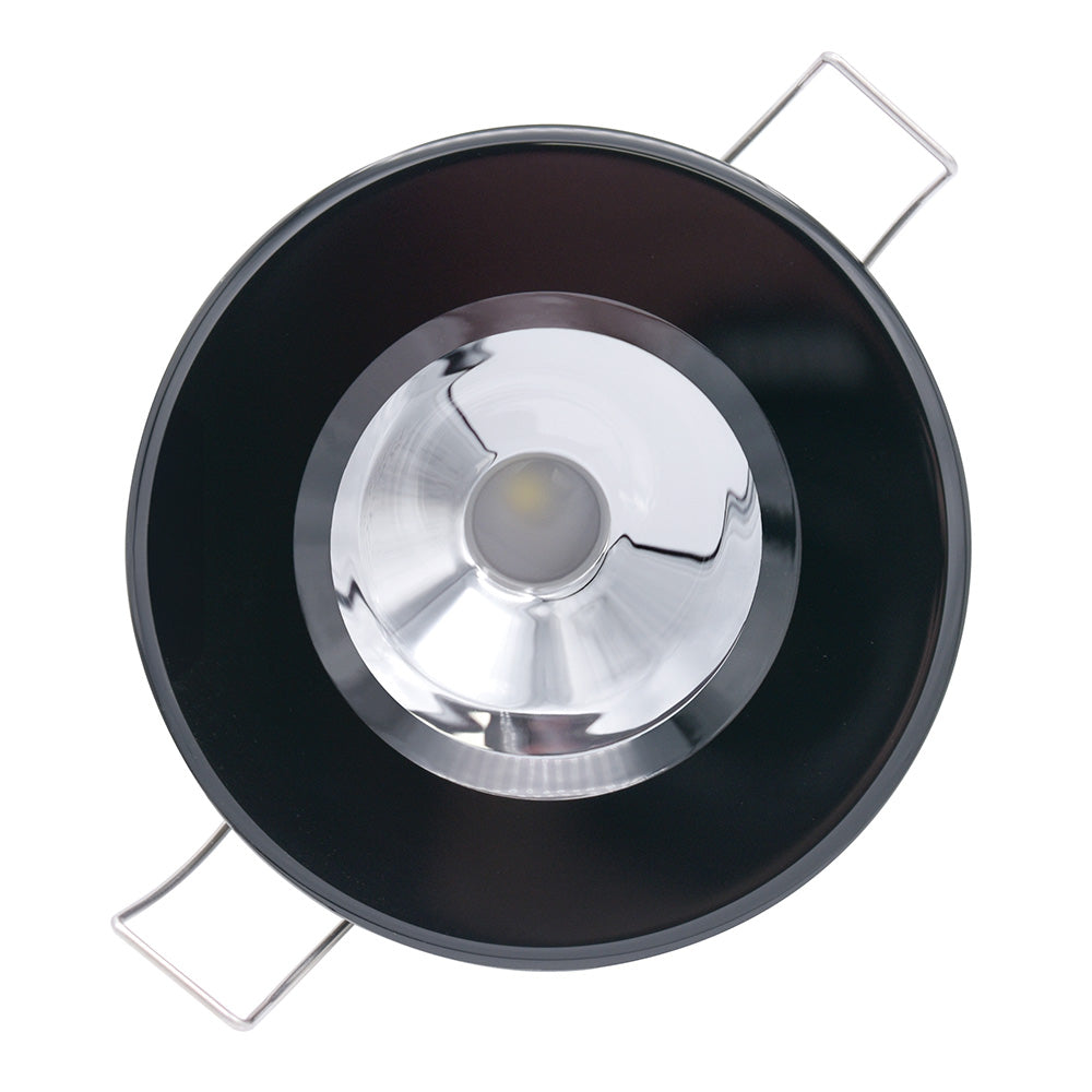 Lumitec Illusion Flush Mount LED Down Light - White - Non-Dimming - Black Housing - Chrome Reflector [117163] Secondary image