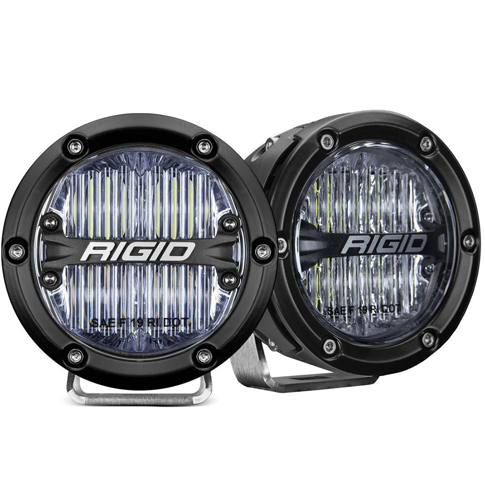 RIGID Industries 360Series 4 LED SAE Fog Beam  White  Set of 2 36120 Main image