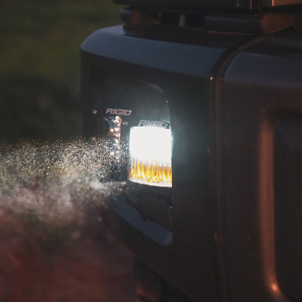 RIGID Industries D-Series LED SAE Fog Beam - Yellow/White - Set of 2 [50482] Secondary image