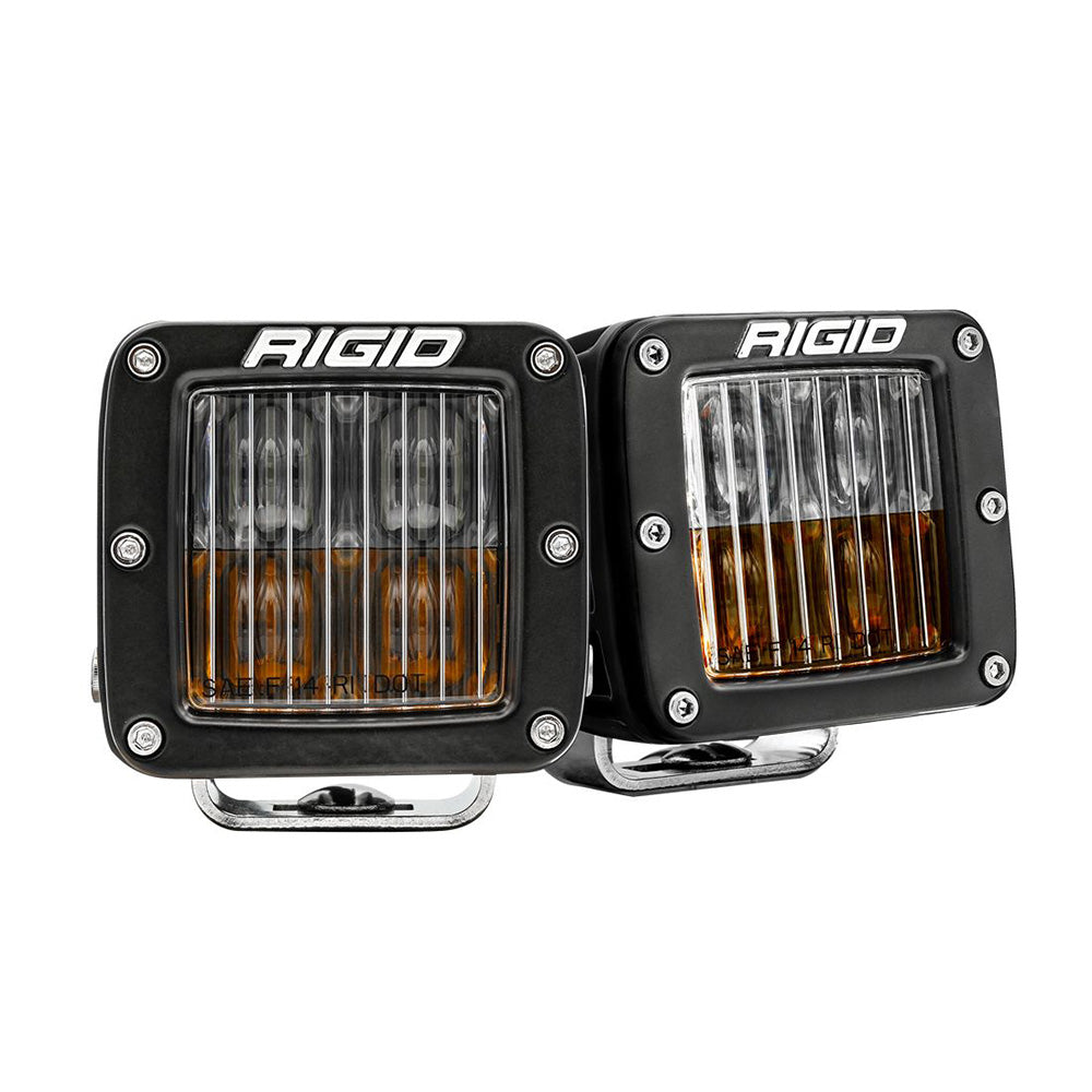RIGID Industries DSeries LED SAE Fog Beam  YellowWhite  Set of 2 50482 Main image