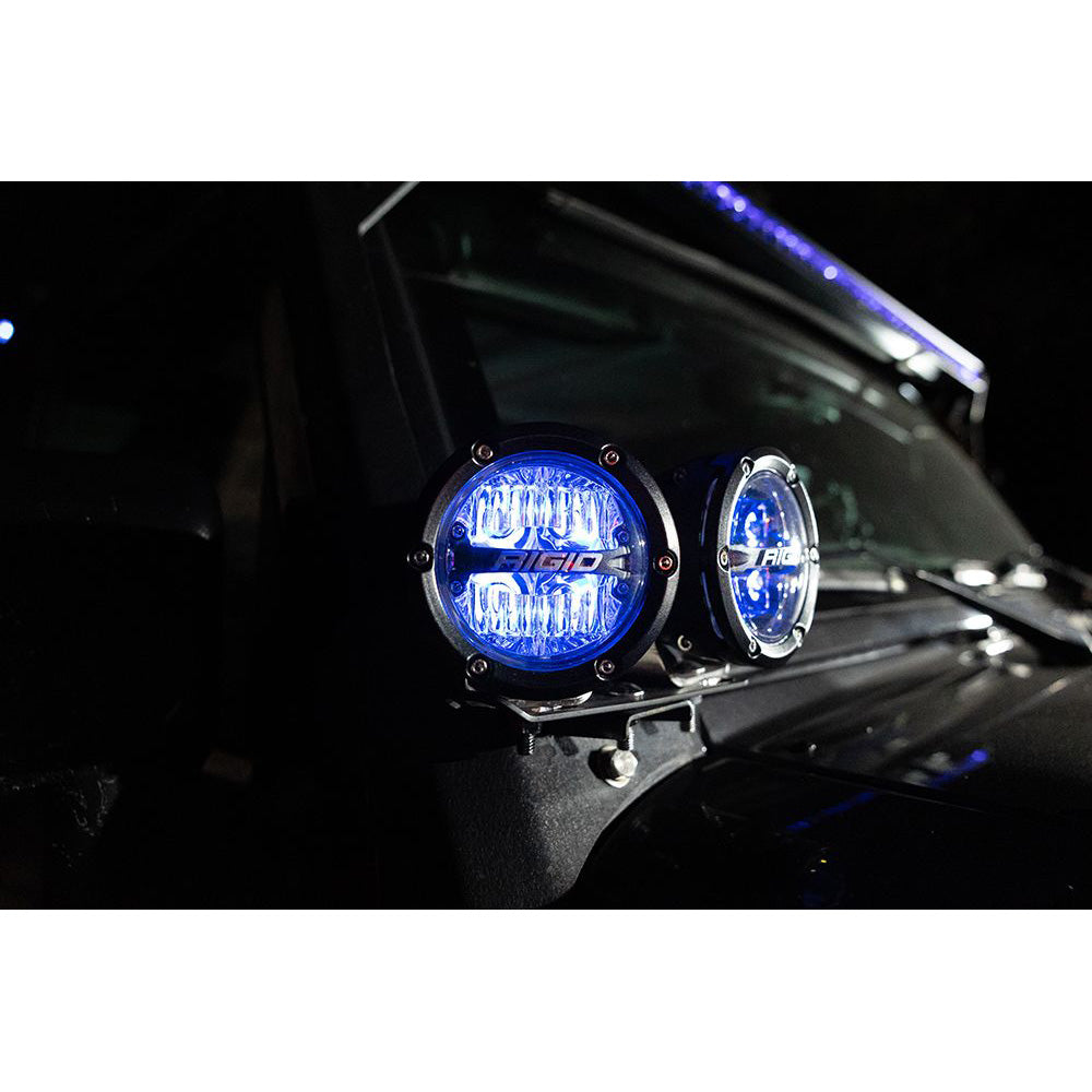 RIGID Industries 360-Series RGBW 4" Offroad Lamp Drive Beam w/RGBW Backlight Pods - Set of 2 [36401] Secondary image