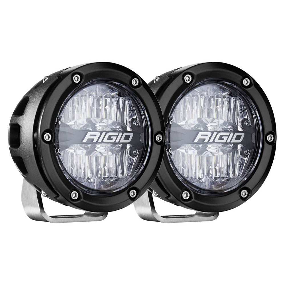 RIGID Industries 360Series RGBW 4 Offroad Lamp Drive Beam wRGBW Backlight Pods  Set of 2 36401 Main image